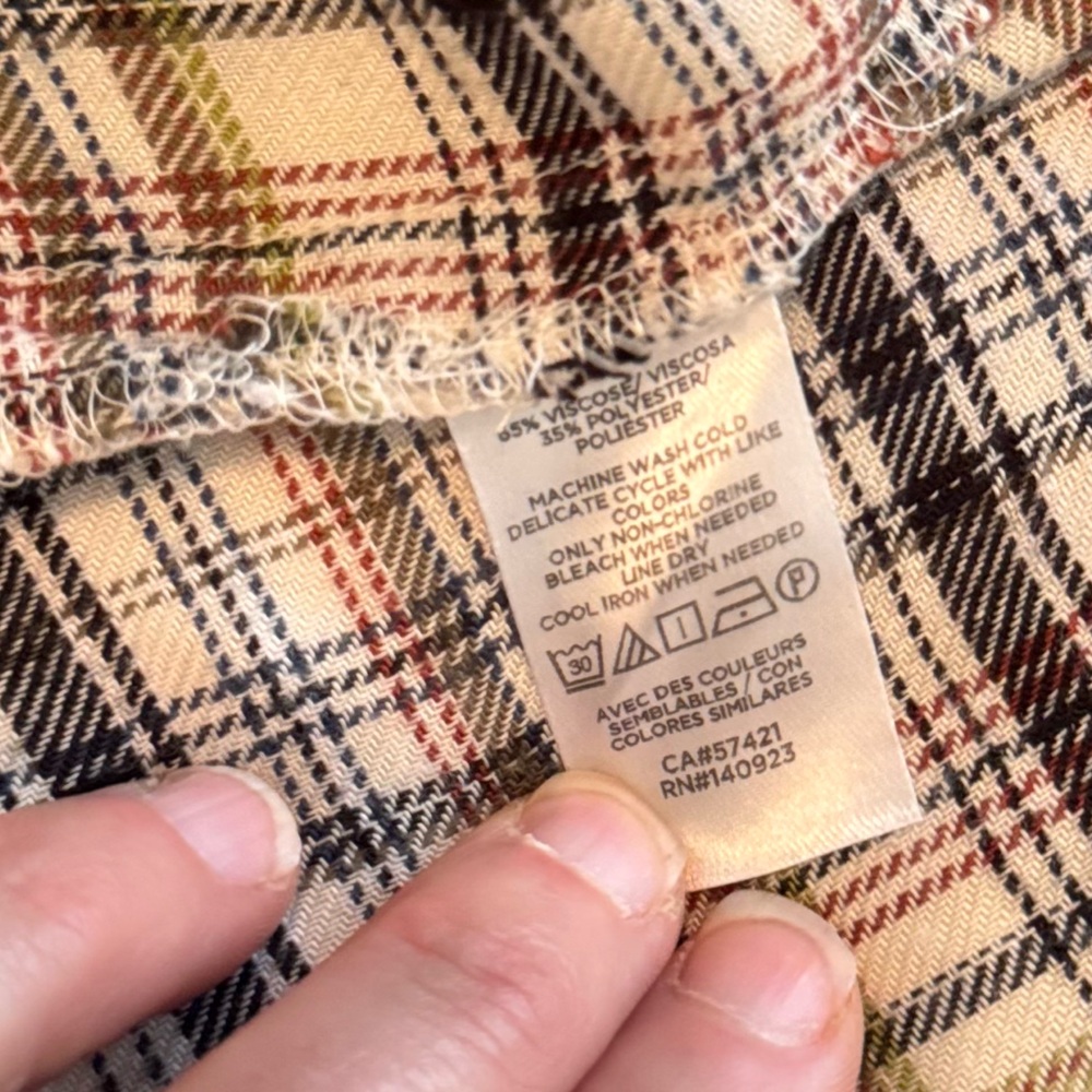 LOFT Plaid Button-Down Shirt - Picture 12 of 14